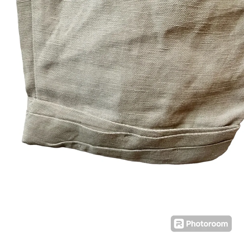 Aritzia Wilfred Allant Pant Gray Cropped Lyocell Linen Trouser Pant Size 2 (4-6)